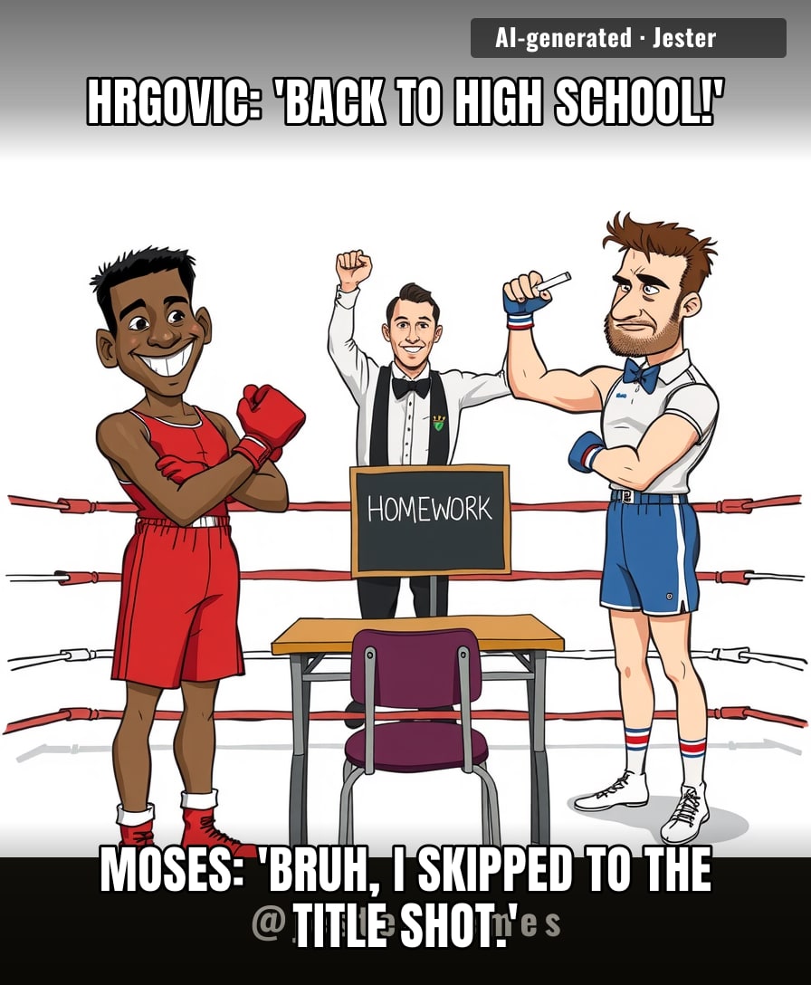 Hrgovic's trash talk is so old, his insults still use chalk and a ruler.