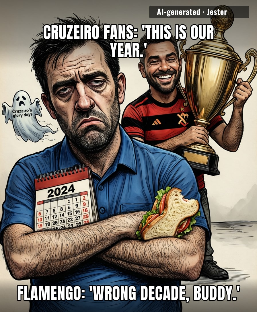 Cruzeiro's trophy cabinet is playing hide and seek, and even it doesn't want to be found.