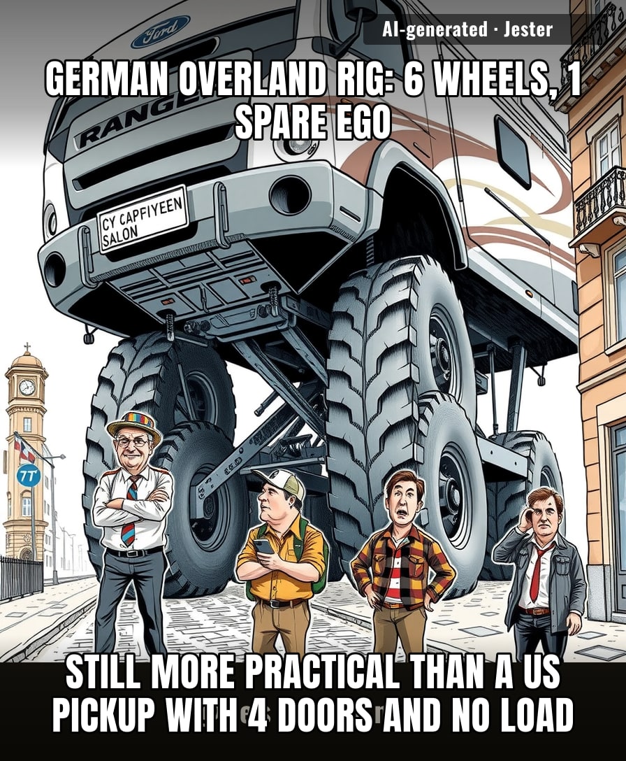 Leave it to the Germans to out-excess the Americans and then have the audacity to call it 'just the right amount.'
