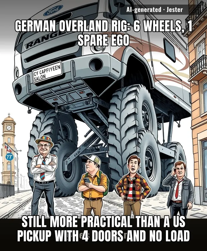 Leave it to the Germans to out-excess the Americans and then have the audacity to call it 'just the right amount.'