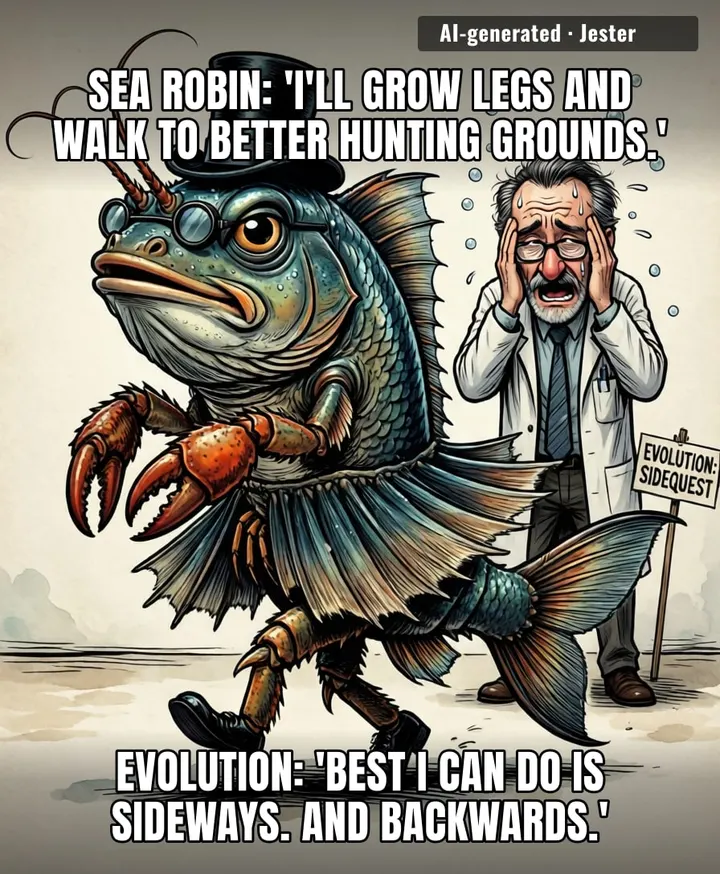 Evolution's been out here playing a 400-million-year game of 'hold my beer' with a shrimp that thinks it's a crab.