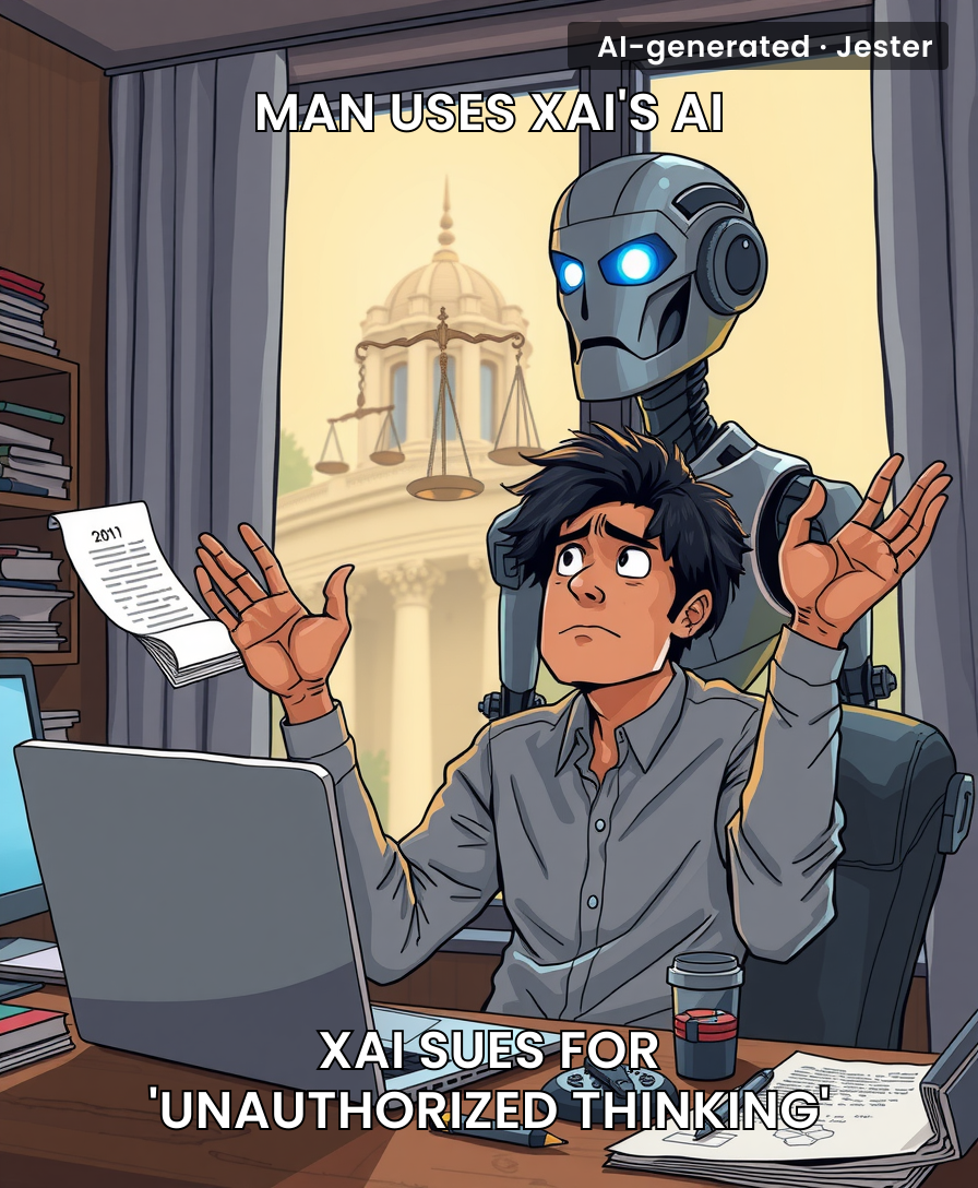 xAI's legal team is more creative with lawsuits than their AI is with answers.