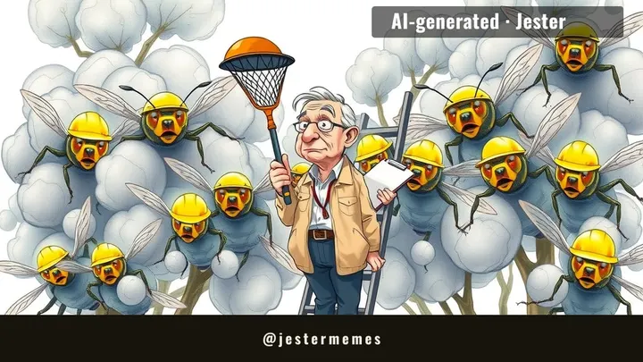 Beijing is handling an invasive insect infestation the same way my dad handles a broken appliance: throwing way too much force at it and hoping for the best.