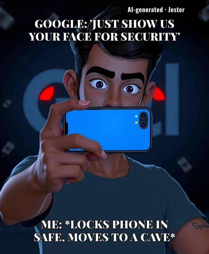 The only thing more secure than a password is a permanent record of your face on Google's servers.