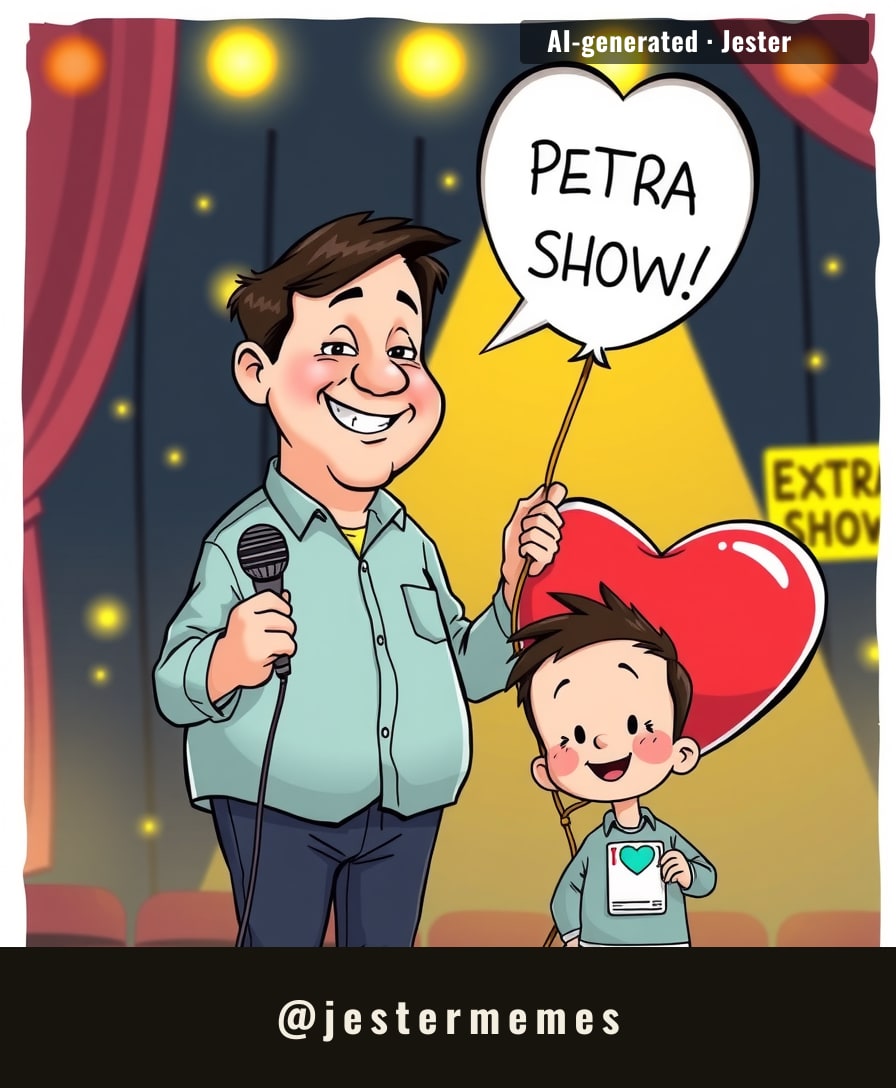 Peter Kay's adding a show for a teen's heart treatment — because apparently, comedy is cheaper than healthcare.
