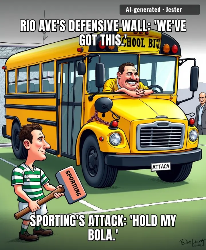 Sporting CP spent 90 minutes dismantling Rio Ave's bus-parking strategy — the bus didn't even get a parking ticket.