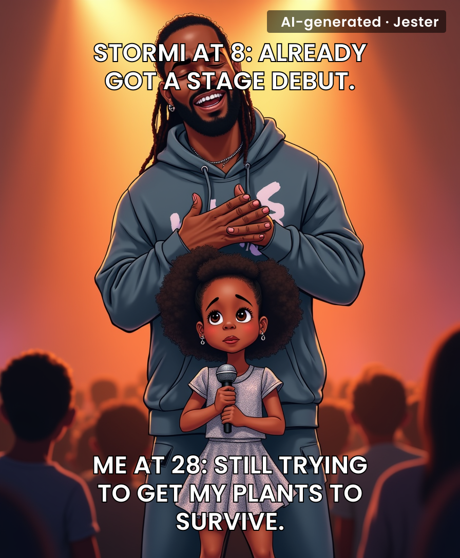 Nepotism is when your dad gets emotional watching you walk on stage before you’ve finished second grade.