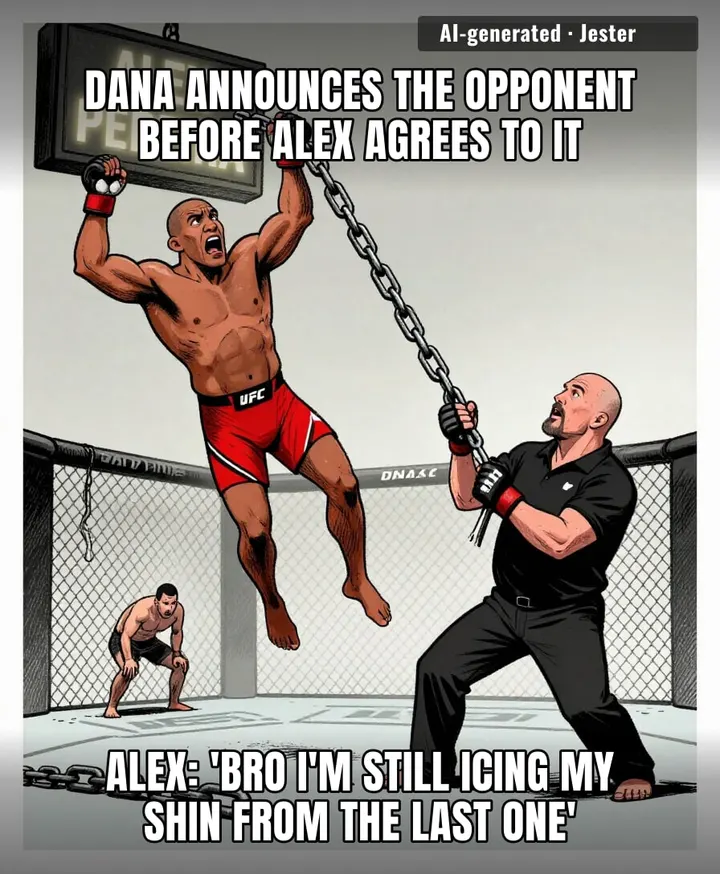 Dana White doesn't need Pereira's signature. He has a pen and a broadcast.