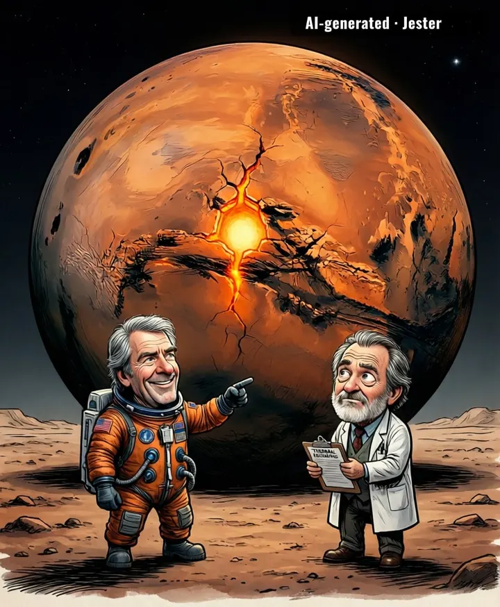 Mars has a warm spot, and NASA's first thought is 'how do we charge rent?'