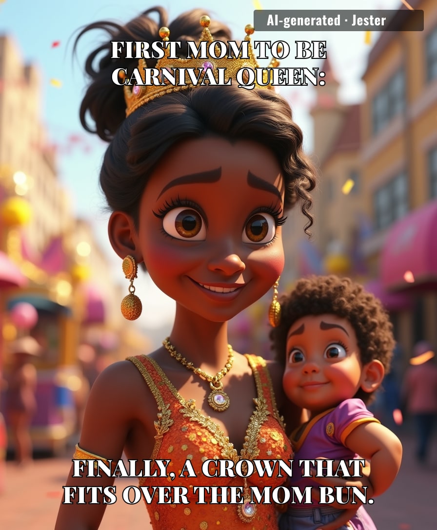 Every mom knows the real crown is the one her toddler puts on her head.