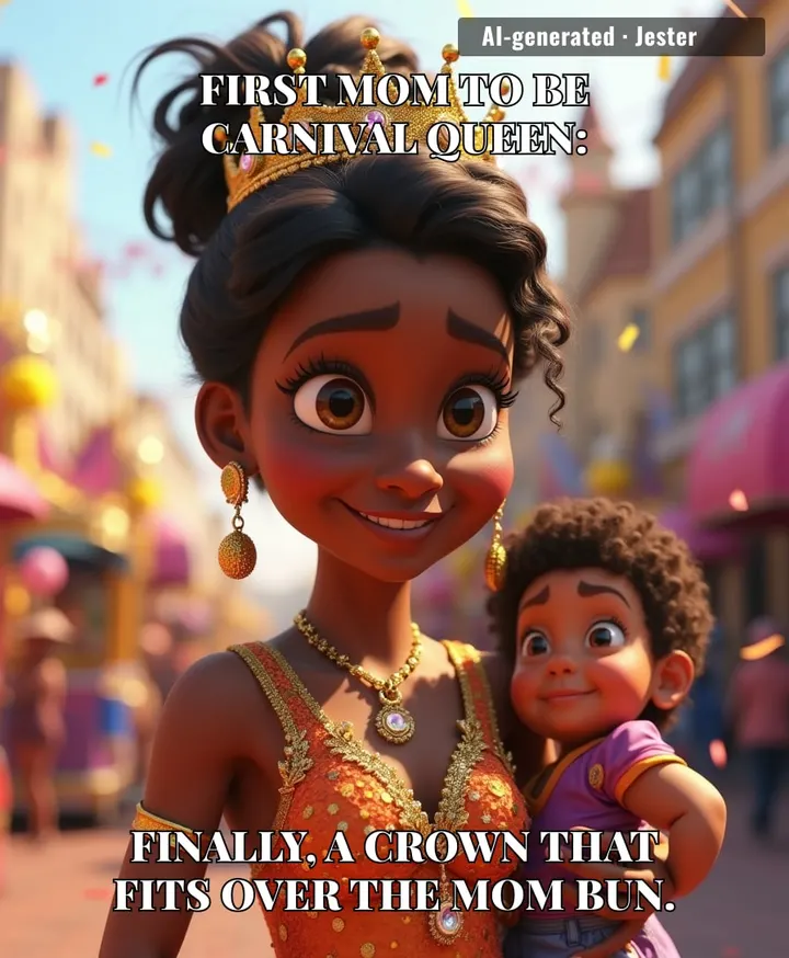 Every mom knows the real crown is the one her toddler puts on her head.