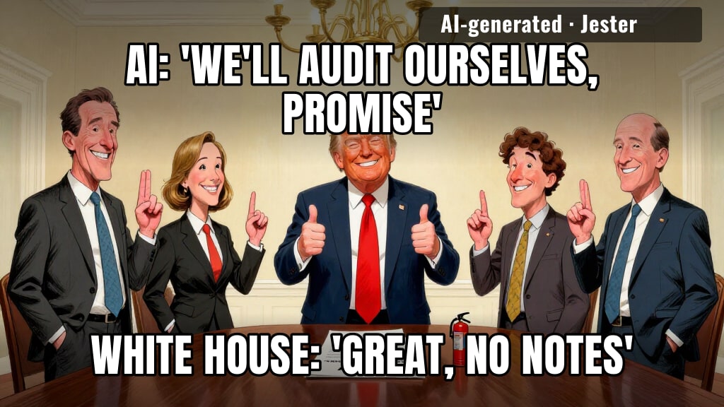 self-policing: the honor system, but the honor is $300 billion