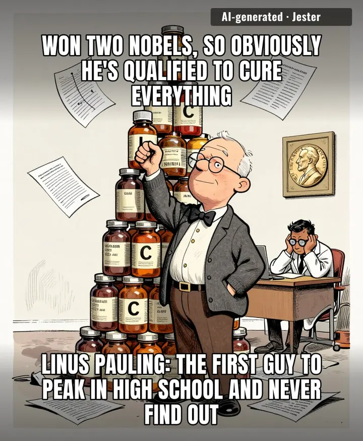 you can't spell orthomolecular without a second opinion