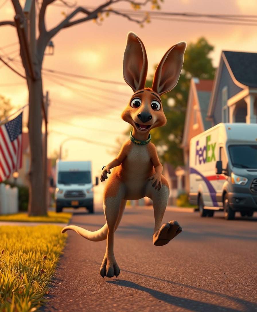 A KANGAROO IS LOOSE IN MISSOURI. YES, MISSOURI.