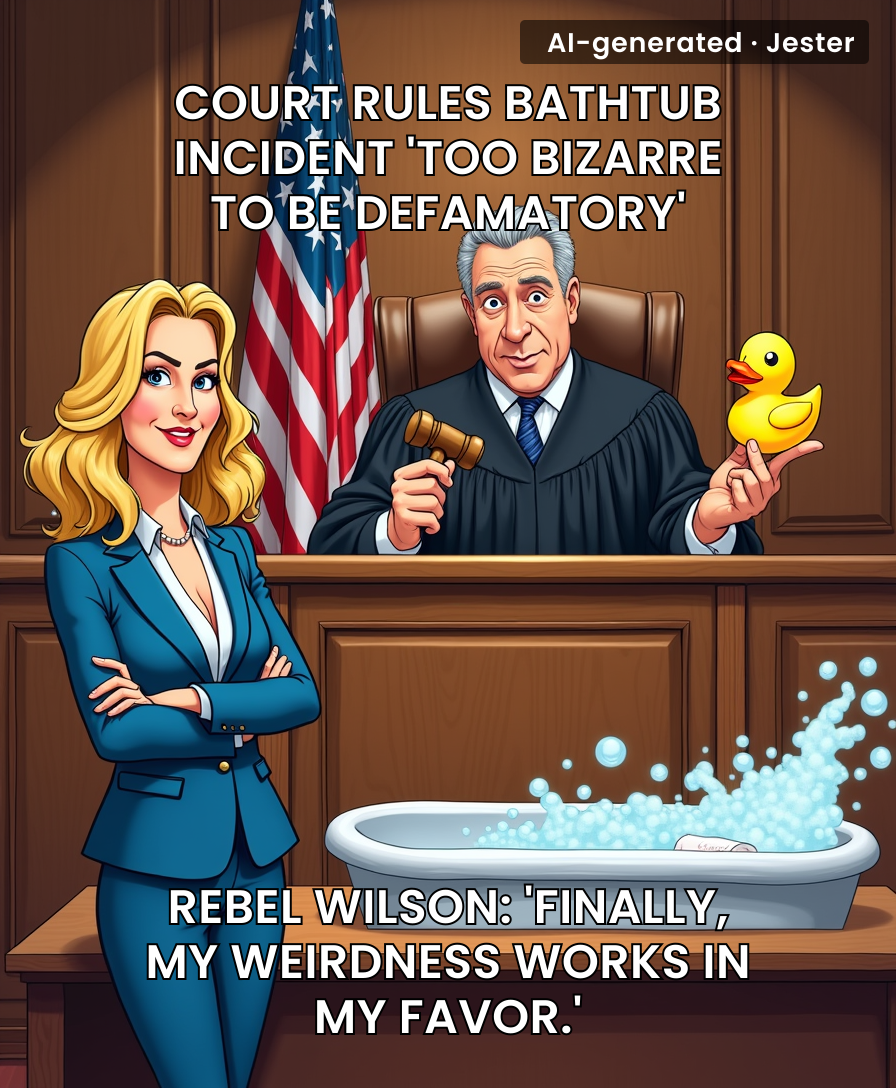Rebel Wilson brought a bathtub to a defamation fight — and won.