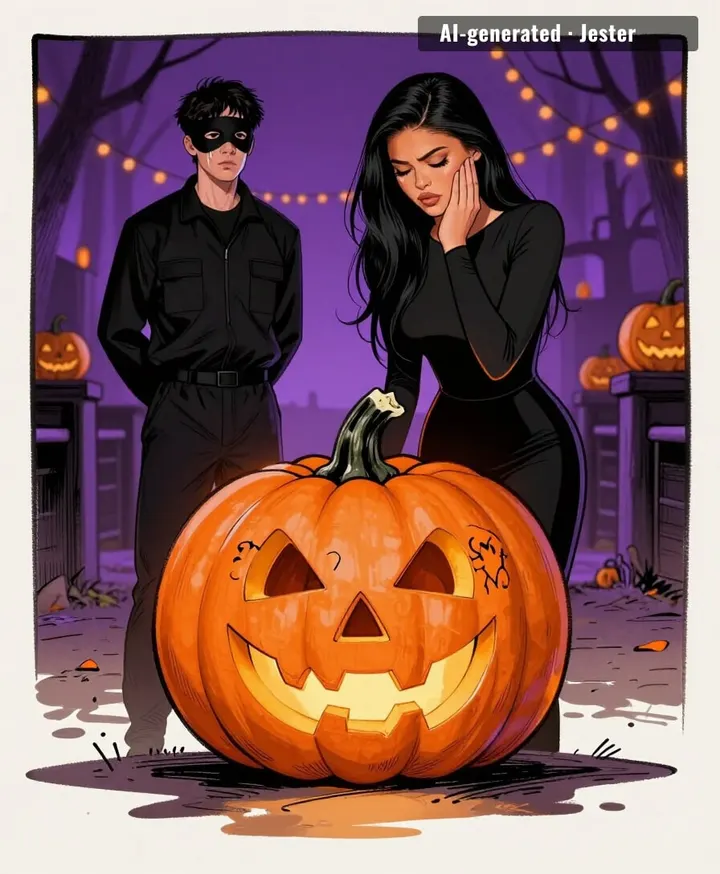 Kylie Cosmetics can't spell Kylie. Billion-dollar brand, twelve-dollar pumpkin.