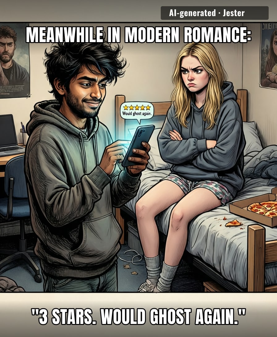 He's not asking for a second date, he's asking for a Net Promoter Score.