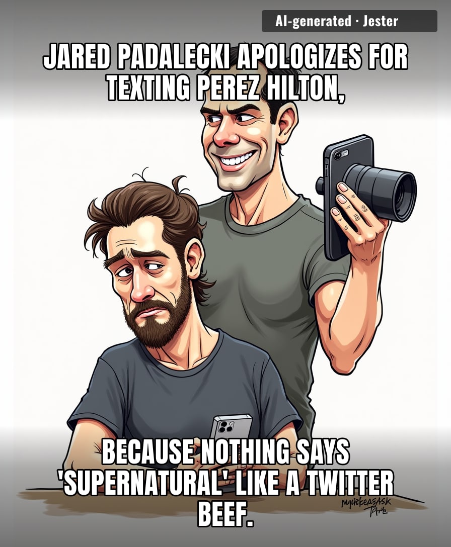 Apologizing to Perez Hilton is like apologizing to the internet itself — you're just feeding the algorithm.