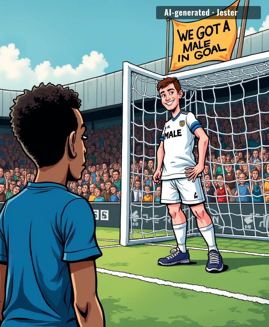 Tranmere's new keeper is literally called Male — the post-match interview is going to be a gender reveal party.