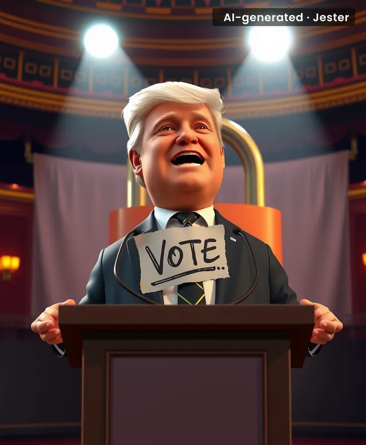 Donald Trump will talk about voter ID laws because he's still trying to figure out which ballots to steal next time.