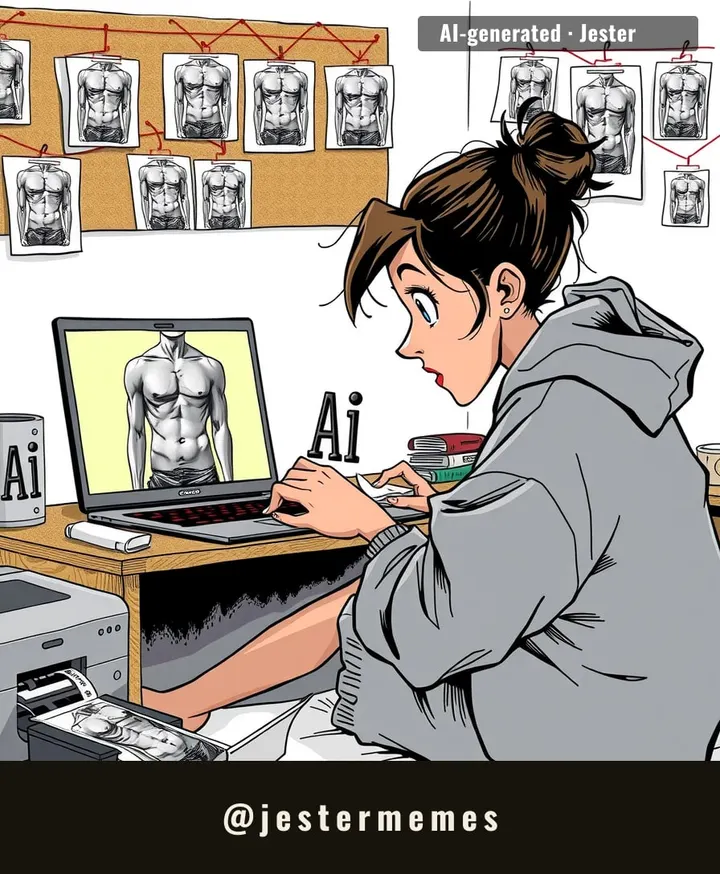 Fans waited years for a shirtless photo. AI delivered it in four seconds and no one had to do a single sit-up.