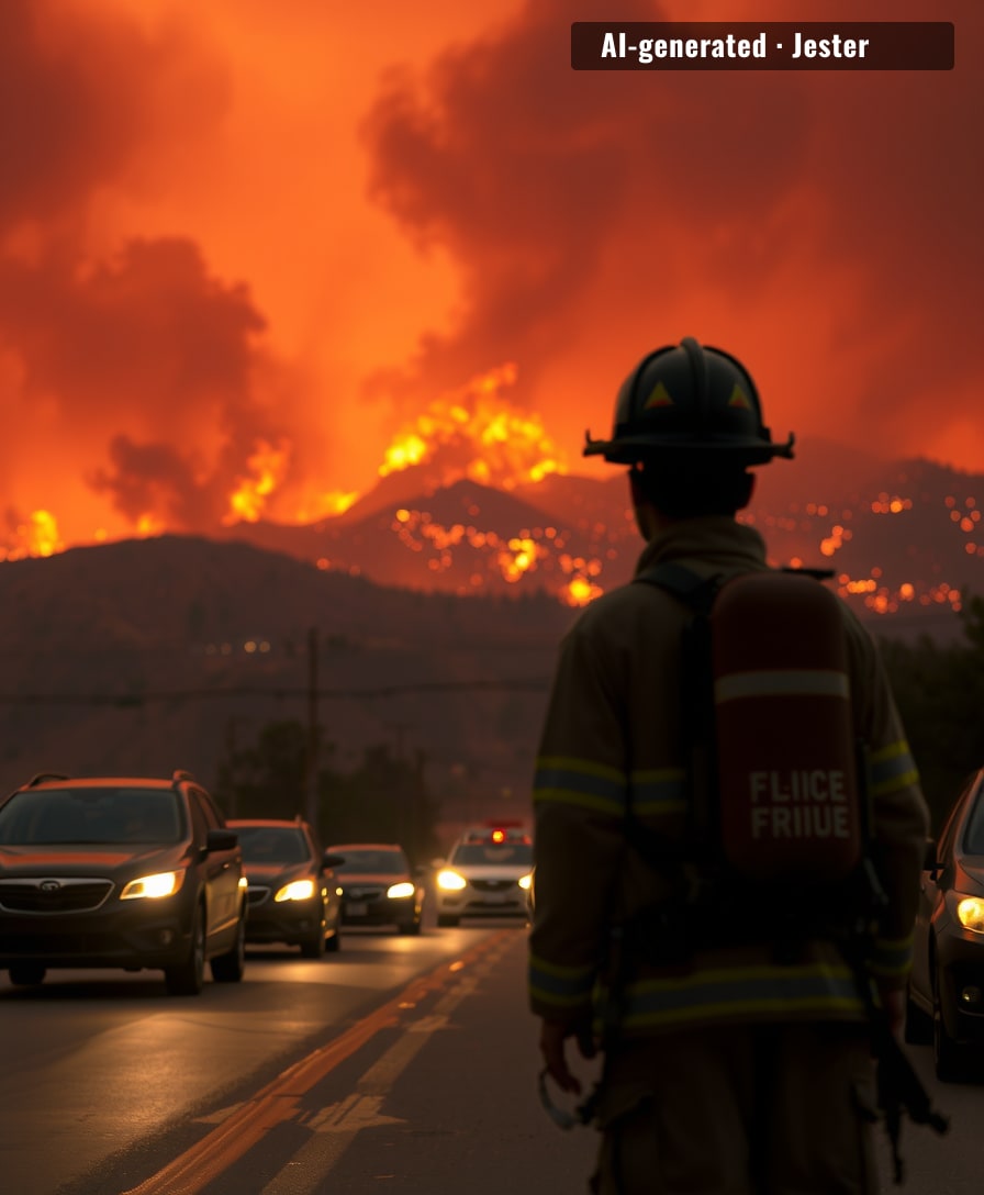 The scale of the evacuations underscores the increasing ferocity of wildfires in southern Europe.