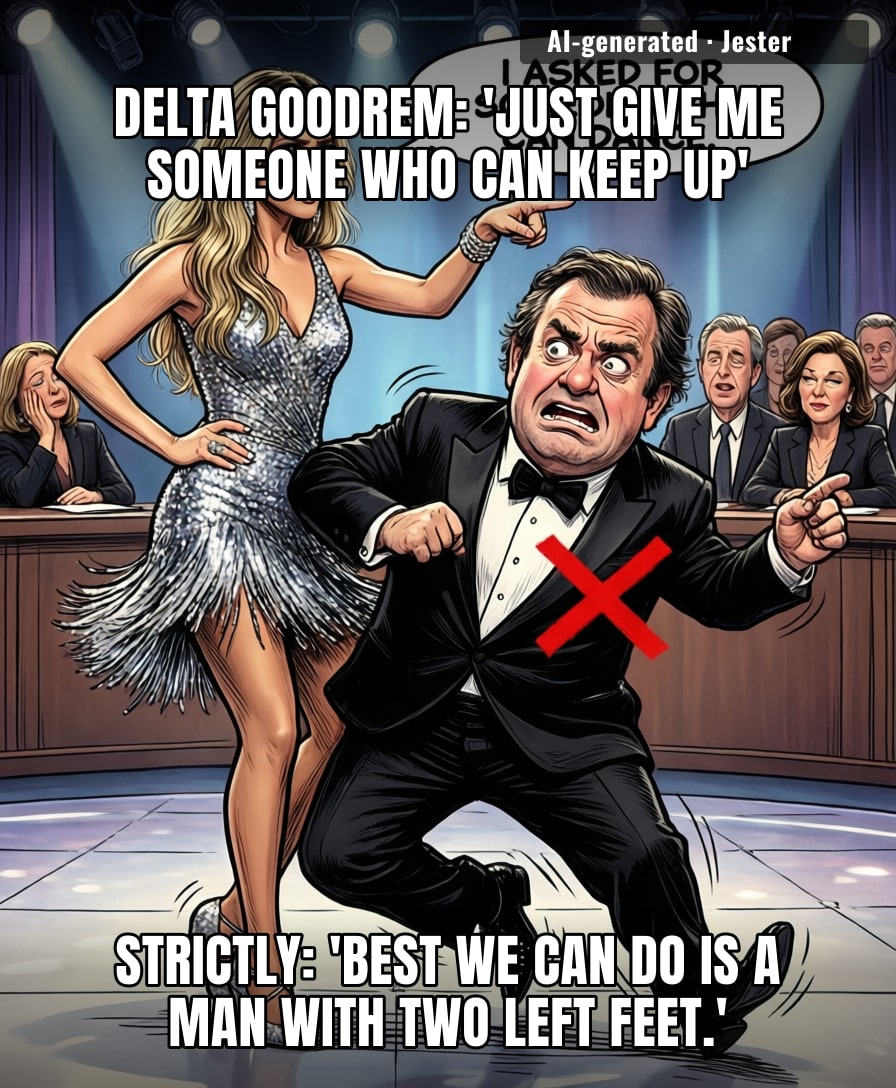 Delta's asking for a dance partner, but honestly, she just needs someone to step in time with her demands.