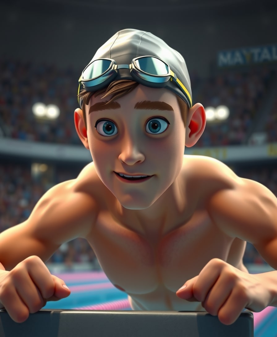 WORLD CHAMPION DIVES IN. 50 METRES. GOLD ON THE LINE.