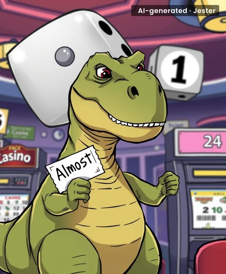 When you're one number off from winning the extinction lottery.