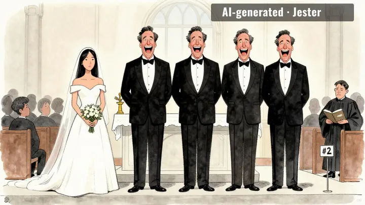 Jim Carrey has been replaced by a clone and the clone is the one who wanted to get married.