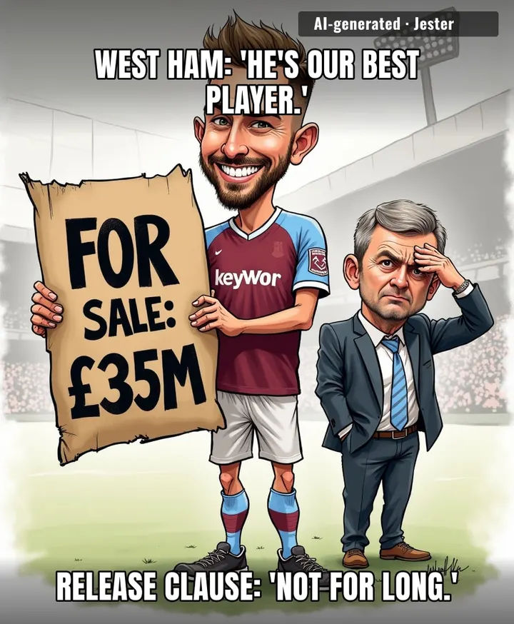 Jarrod Bowen's release clause is basically a 'kick me' sign that West Ham taped to their own back.