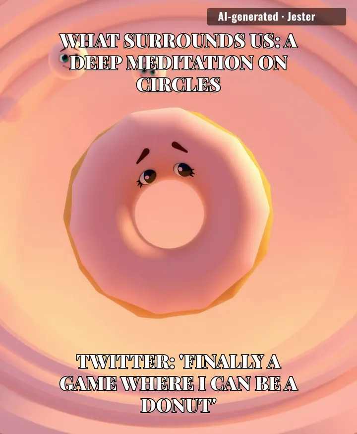 Finally, a game that understands my life: just a hole surrounded by nothing but itself.