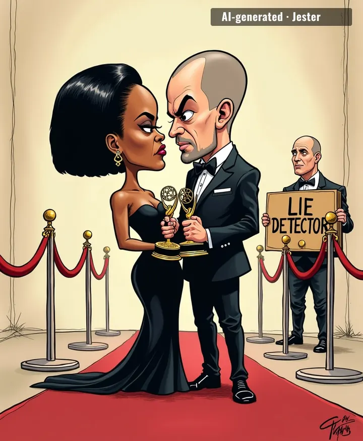 Phaedra and CT are about to find out that a Lie Detector Emmy is just a statue with a blinking red light.