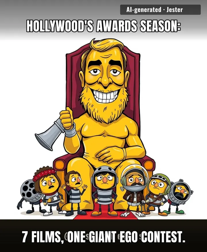 The Oscars are just a professional wrestling league for people who wear turtlenecks.