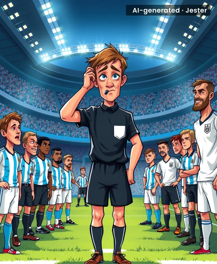 The only thing more chaotic than the match will be the referee trying to figure out which way the players are supposed to kick.