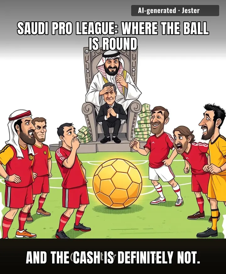 Al Nassr fans check the score, then double-check their bank accounts to remember why they care.
