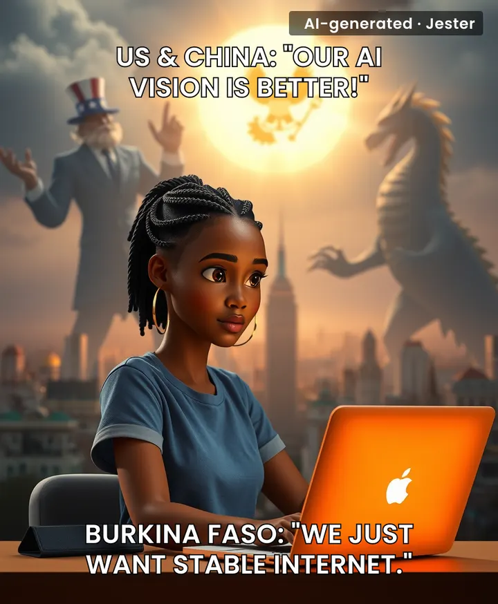 While America and China debate AI's future, Burkina Faso just wants to learn how to turn on a computer.