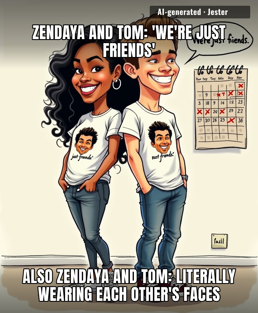 Their PR team deserves a raise for convincing us a couple this cute was 'just colleagues' for five years.