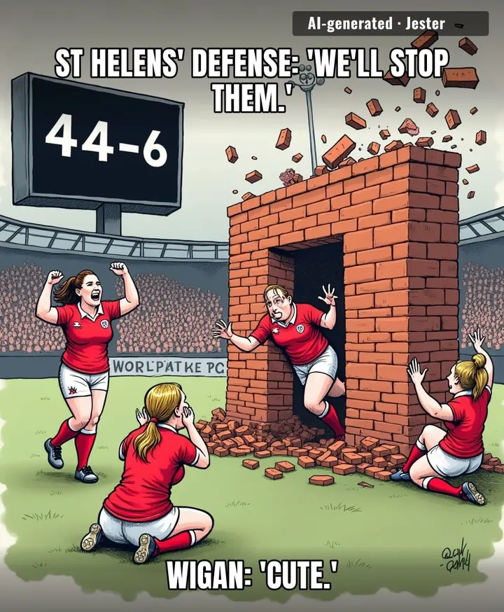 St Helens fans are now legally allowed to skip the second half.