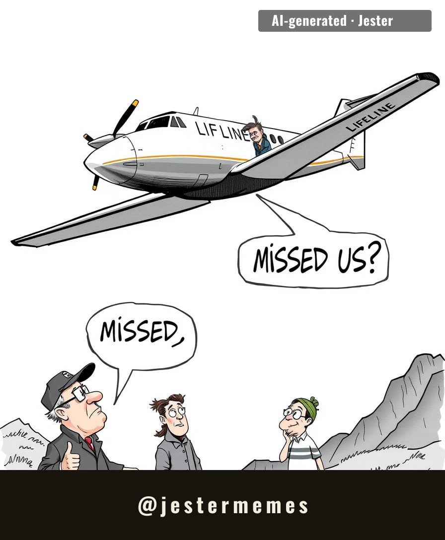 The highlands are getting their lifeline back, and by lifeline I mean a 40-seat plane that's one gust away from becoming a very expensive kite.