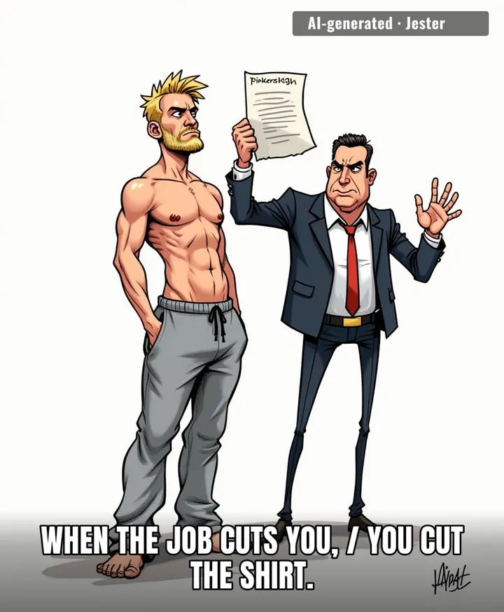 Bro really turned 'you're fired' into a softcore audition tape.