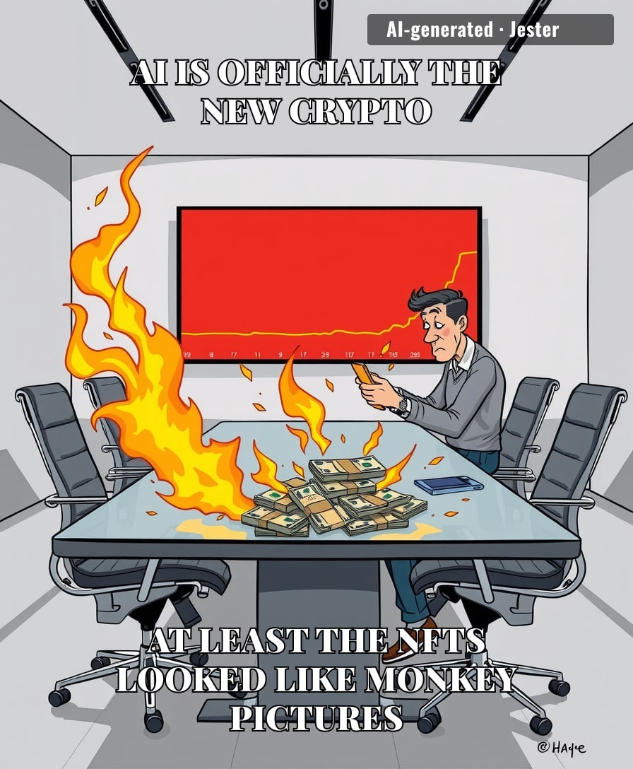 The Magnificent Seven just realized that burning through billions to train a robot that hallucinates recipes isn't actually a viable retirement plan.