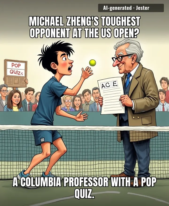 College athletes: where 'student-athlete' means you ace the forehand but pray the final exam is multiple choice.