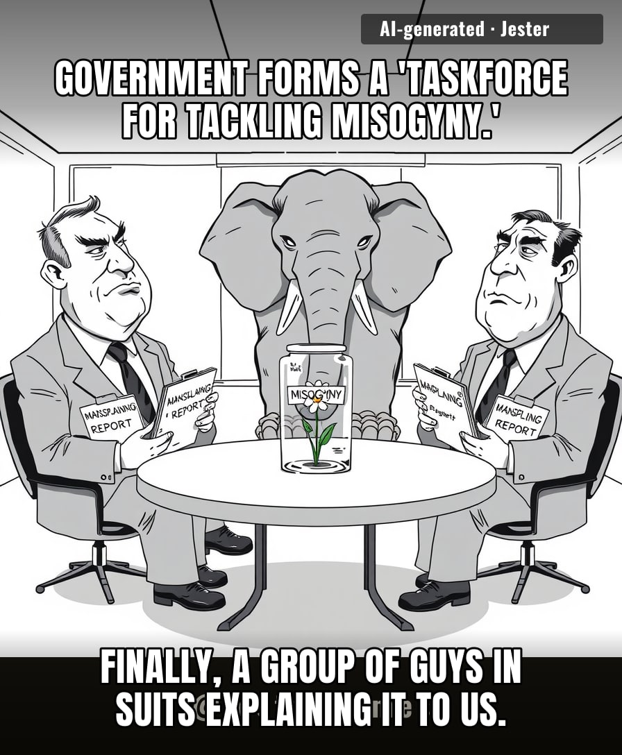 The patriarchy finally assigned a committee to investigate itself and somehow it's still missing the point by three centuries.