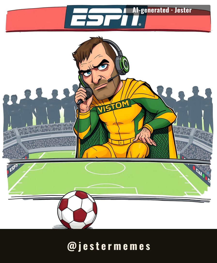 ESPN's new color commentator: 0 goals, 0 assists, 1 infinity stone.