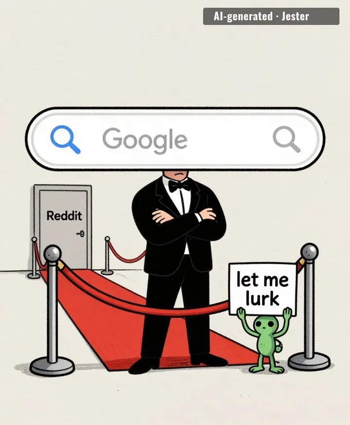 Reddit's new growth strategy: make it harder to get in, then charge Google for the privilege.