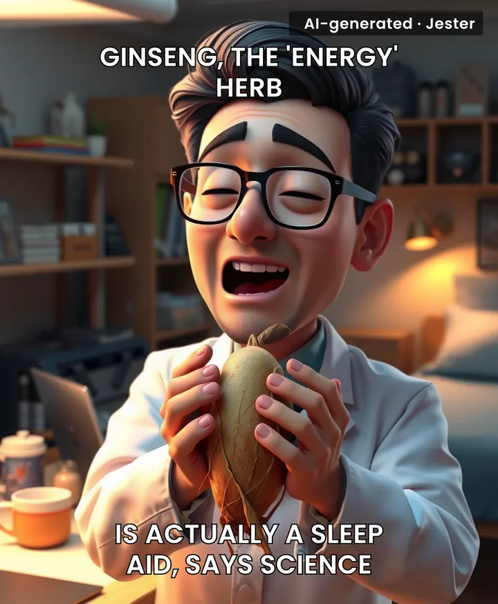The herb your mom swears gives you energy actually makes you 34% sleepier.