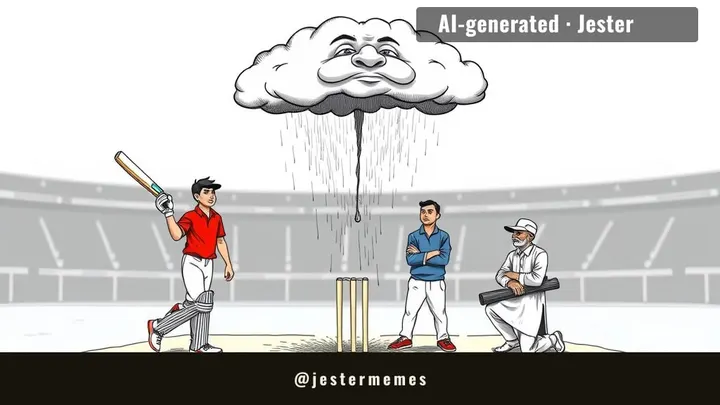 a whole subcontinent got dressed up for a washout