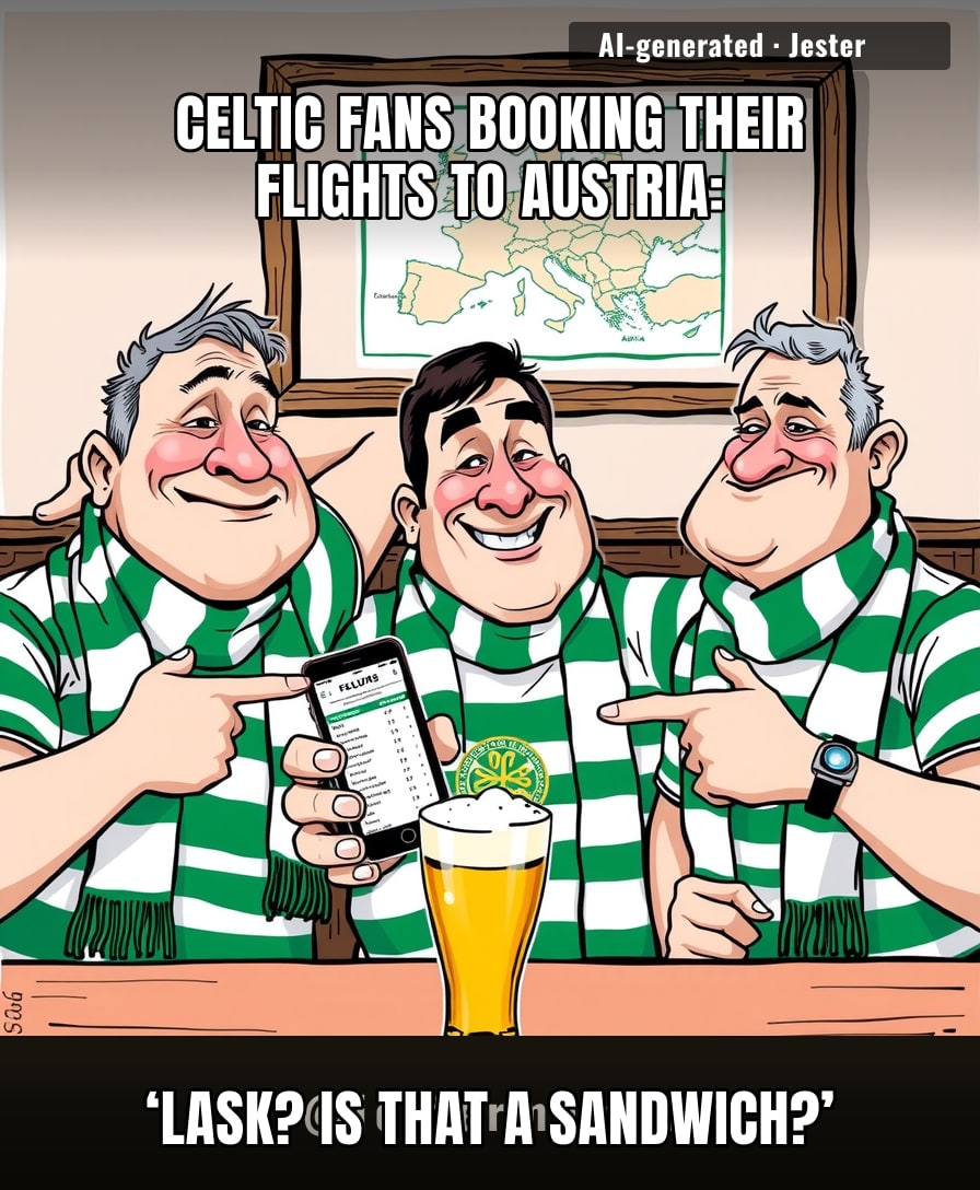 Celtic fans treating a Champions League play-off like a bye week, until they remember they're Celtic.
