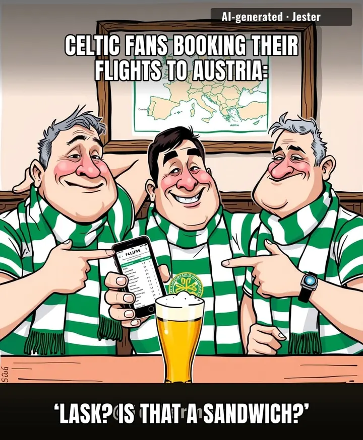 Celtic fans treating a Champions League play-off like a bye week, until they remember they're Celtic.